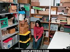 Cute Teen Caught Stealing Blows Mall Cop