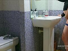 boyfriend jerks off my pregnant friend in this threesome 😏