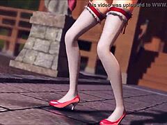 Check out Reim from Touhou in this Pinkcat 3D cartoon hentai