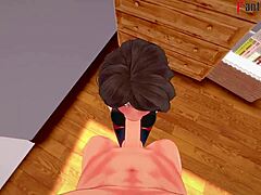 Experience Aunt Cass POV sex with Cassidy Hamada in 3D