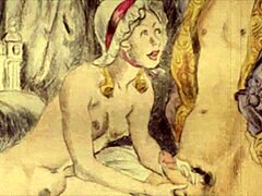 Sultry illustrations from the good old days of anime and hentai