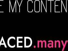 Watch her orgasm with vibrator on big tits!