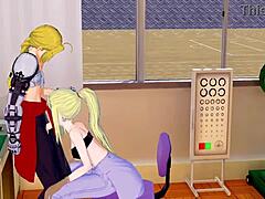 Koikatsu: Fast Handjob with Edward and Winry in Action