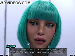 Stranded in space, waking up with good news in 3d game