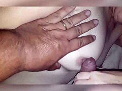 Relishing my body before steamy night sex