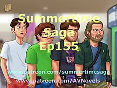 Hot and steamy anime porn game with erotic story and cartoon-style characters