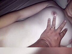 Relishing my body before steamy night sex