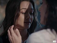 Alex de la Flor and Reagan Foxx in The Kissing Bandit adult film
