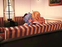 bell ganyu genshin impact 3d cartoon anime