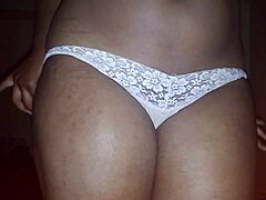 curvy ebony chanel b strips and teases homemade