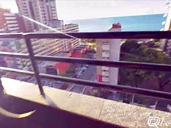 My neighbor came over and we had sex on the balcony of my house