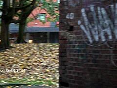 zarina's indian teen babe flashing her pussy under skirt in outdoor dare, oriental babe fingering her wet pussy!