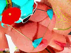 Brazilian Miku gets big cock in animation