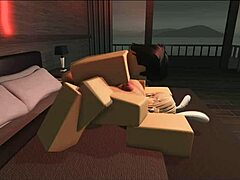 Roblox pornó, keményen döngetem a nyusziszajhát akcióból