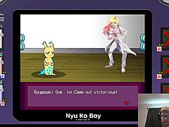 Hentai game with cunilingus and muff diving action outdoors