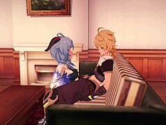 bell ganyu genshin impact 3d cartoon anime