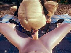 Genshin Impact Hentai POV with Fischl.