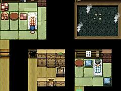 tanned natsuki gets gangbanged in public hentai game, cum in ass