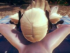 Genshin Impact Hentai POV with Fischl.