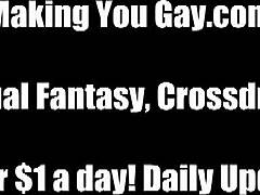 Bi-sexual fantasies become reality in this video