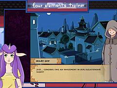 avatar trainer mixes drinks with sexy characters