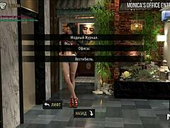 oiled up model dancing in fashion business e2 23?