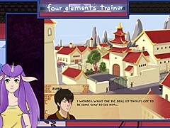 avatar trainer mixes drinks with sexy characters