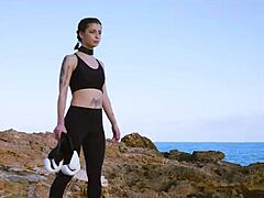 Boxer tied up and spanked before rimming dom by Balearic Sea. it’s the start of real warrior-themed domination play.