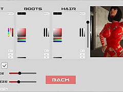 Want to play this 3d metal bondage game with big tits and bdsm?