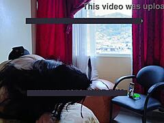 Latina returns from vacation for taboo ass sex.