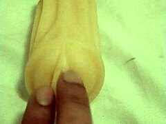 Playing Hard with Artificial Pussy in Wild Solo Fetish Action for Intense Pleasure.