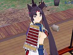 Hell Yeah! Ushiwakamaru, Scathach, Astolfo in Wild Fate Grand Order Hentai!