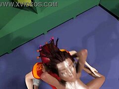 naughty teen rides quarterback's cock!