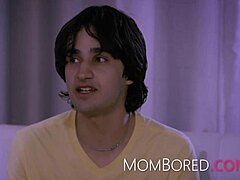 Stepson’s Alpha Cock Serviced by Stepmoms Lolly Dames and Suki Sin