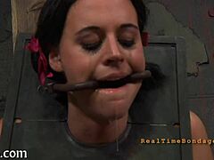 Pornstar engages in sadomasochism, feeling the pain and pleasure