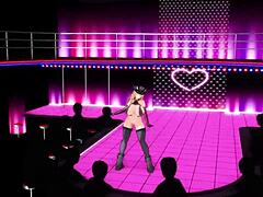 watch mmd bismarck shake her big tits and ass