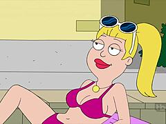 Francine Smith in a bikini from American Dad