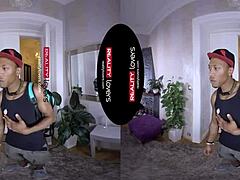 RealityLovers VR Shows Black on Blonde Intense Action in POV