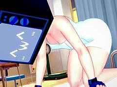 tv woman solo in towel waiting for love treatment... 😍