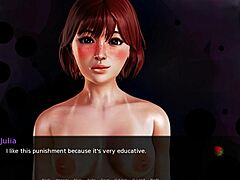 Older step-sister temptingly provocative in this anime porn game