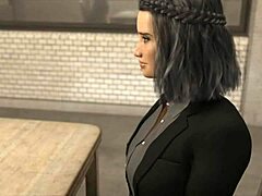 Anna's mature ass tease