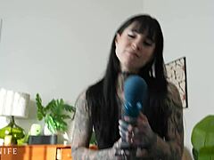 Sneaky sensual sex with step sister's goth BFF Awlivv in college dorm.