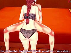 makima gives blowjob in chainsaw man hentai 😈