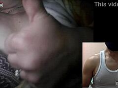 Big tits neighbor watches me cum!