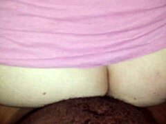 BBW with huge ass sitting on big cock