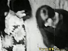 Wild vintage strapon action with busty big-ass pornstars in a retro lesbian scene full of raw energy