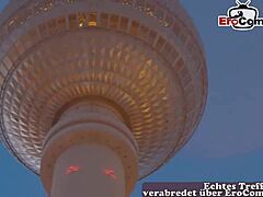 picked up this busty german milf in nylons on the street