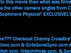 blonde channy faces humiliating gyno exam