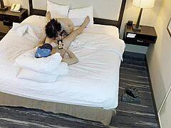 Tattoed Beauty Sucks Cock