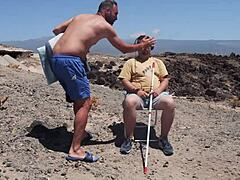 Blind Lust Turns Into Public Blowjob with Big Tits Star